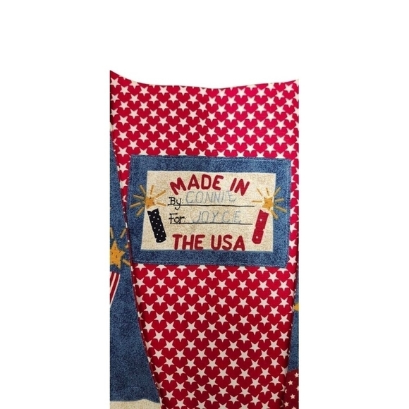 Vintage Americana Usa handmade Patriotic Hippie Boho Vest - Picture 7 of 10